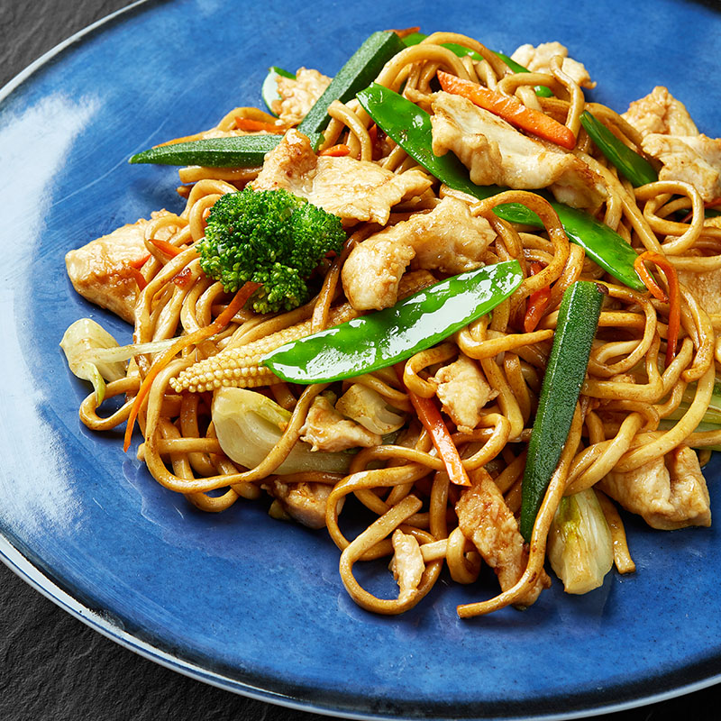 WOK NUDELN MIT HÜHNERFLEISCH - Sheng Long