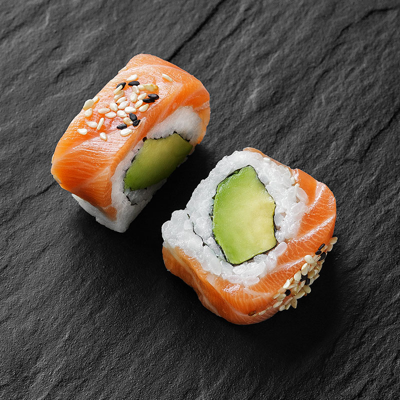 LACHS SESAM MAKI 8 Stk - Sheng Long