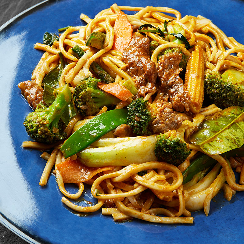 GEBRATENE NUDELN MIT RINDFLEISCH - Sheng Long 1170